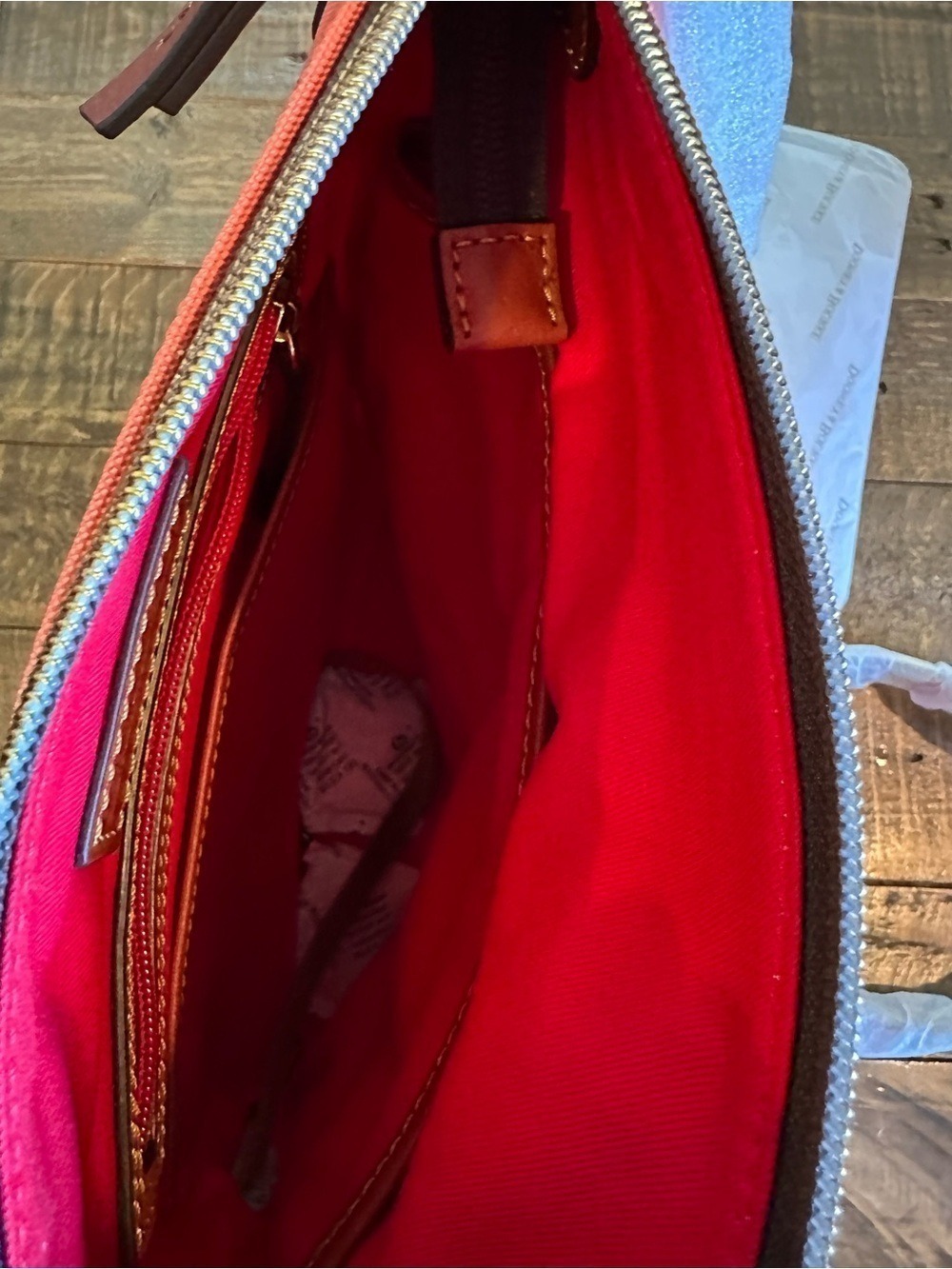 Dooney & Bourke Coral Nylon Crossbody New With Tag - Picture 3 of 7